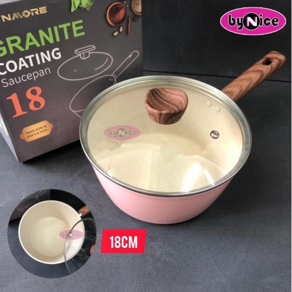 Granite Coating Sauce Pan 18cm BM 3-16