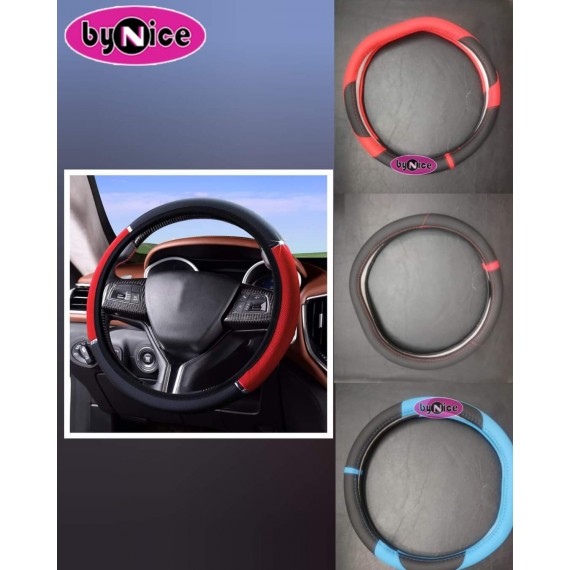 Leather Steering Wheel Cover