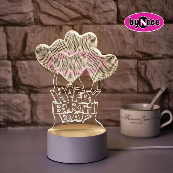 Decorative Led Night Light HS3D-B-DAY