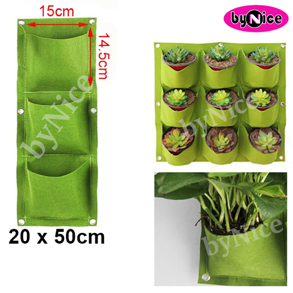 Wall Hanging Gardening 3 Pockets