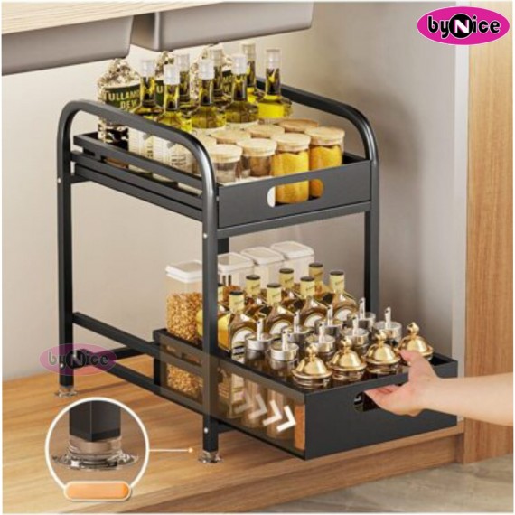 Black Kitchen Organizer ZD 16001-7 