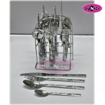 High Quality Stainless Steel Tableware Set 24pcs LP1261