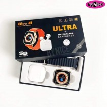 Ultra 8 Smartwatch S8 with earphones PU