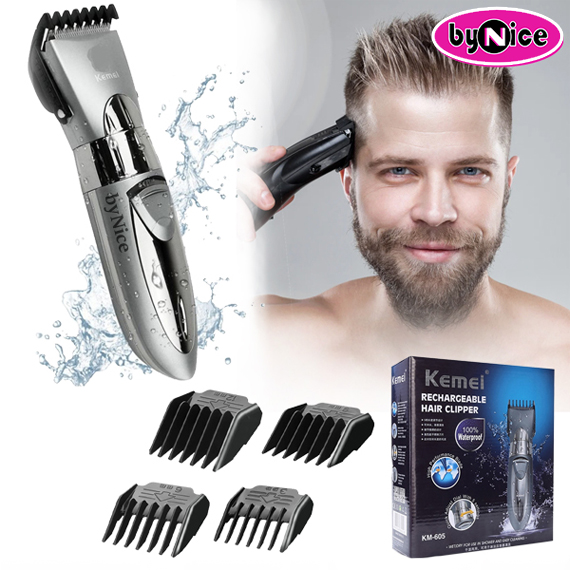 KEMEI KM-605 Rechargeable Hair Clipper AS