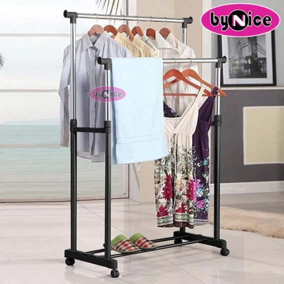 Double Pole Telescopic Clothes Rack ODR AS 4920-2