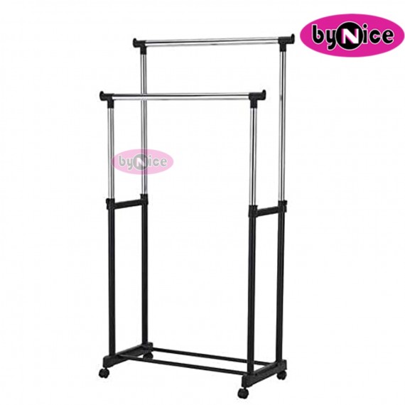 Double Pole Telescopic Clothes Rack 30kg DA4145