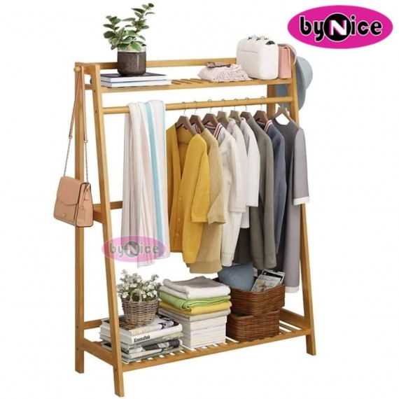 Wooden Clothes Rack ZD 002