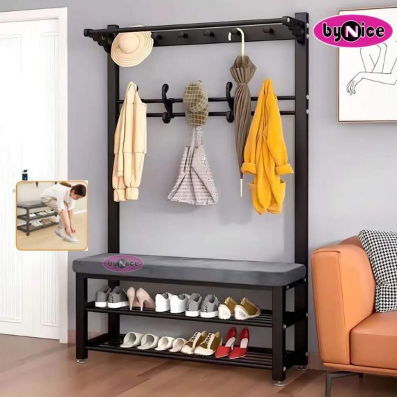 Shoe Bench Coat Rack Hanger ZD 16395-43